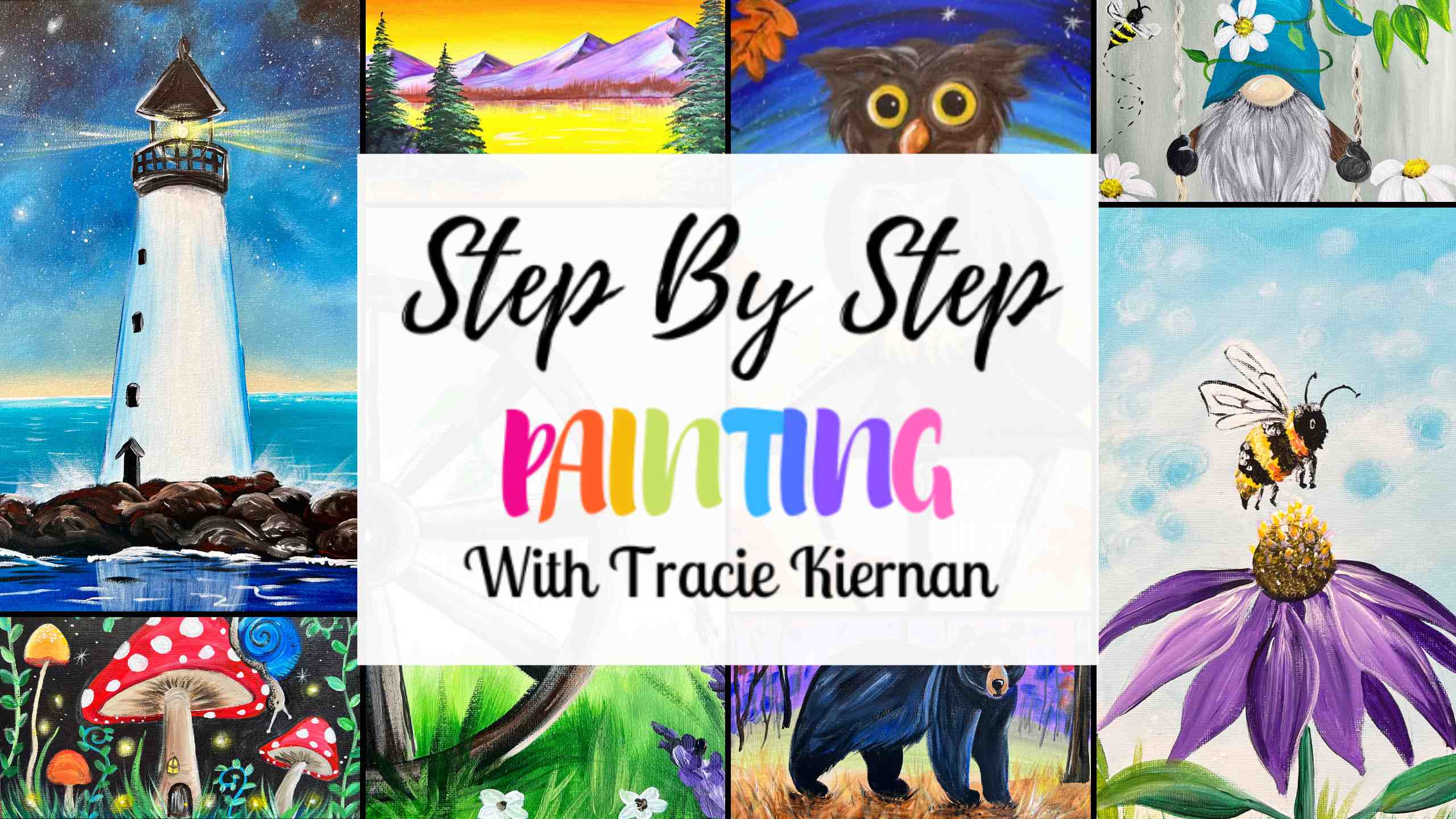 Canvas Acrylic Painting Supplies - Tracie Kiernan - Step By Step