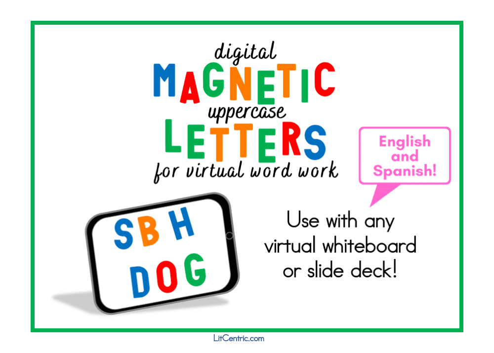 Digital Uppercase Letters