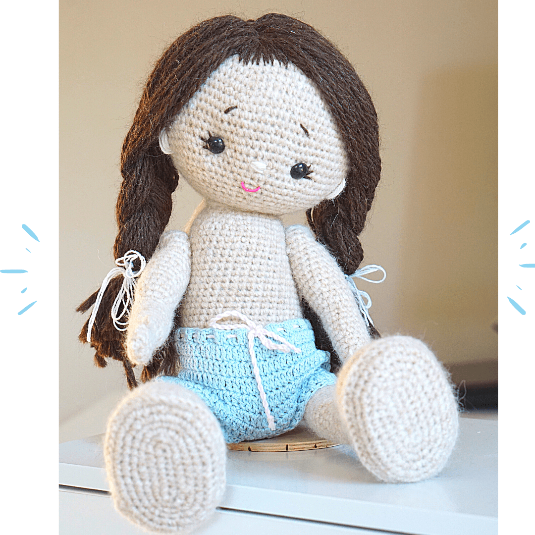 Crochet Doll Clothes Pattern Outfit "Helga"