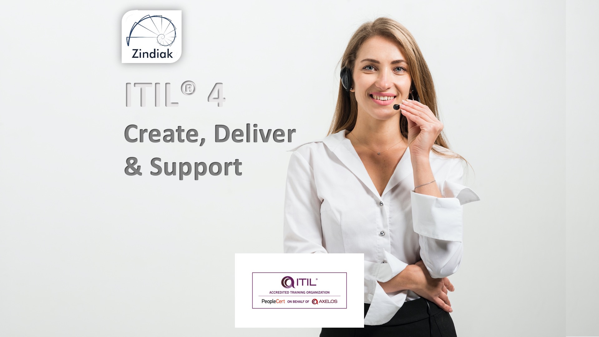 ITIL® 4 Specialist: Create, Deliver and Support (Online Training, Exam and  eBook)