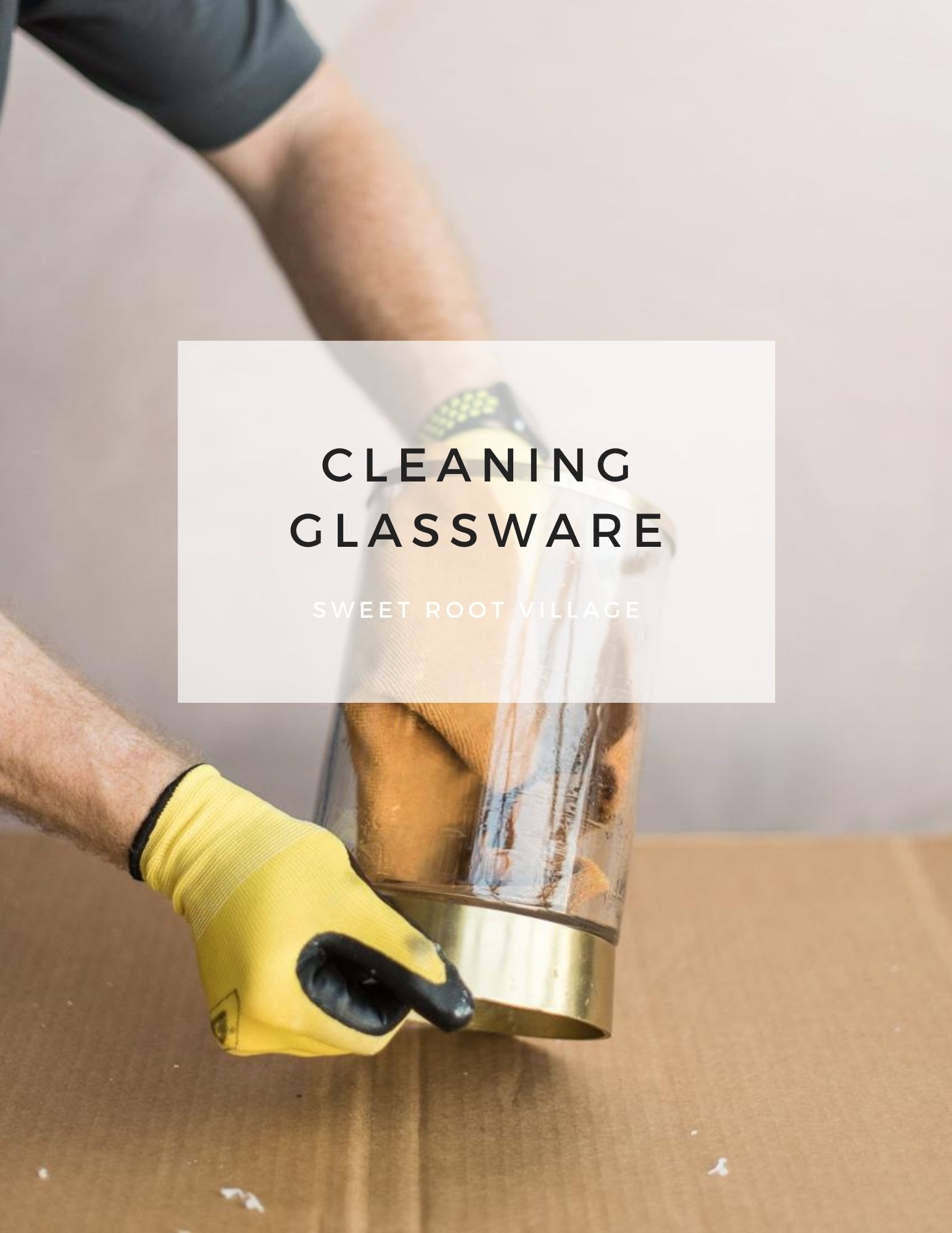 Clean Candle Glassware