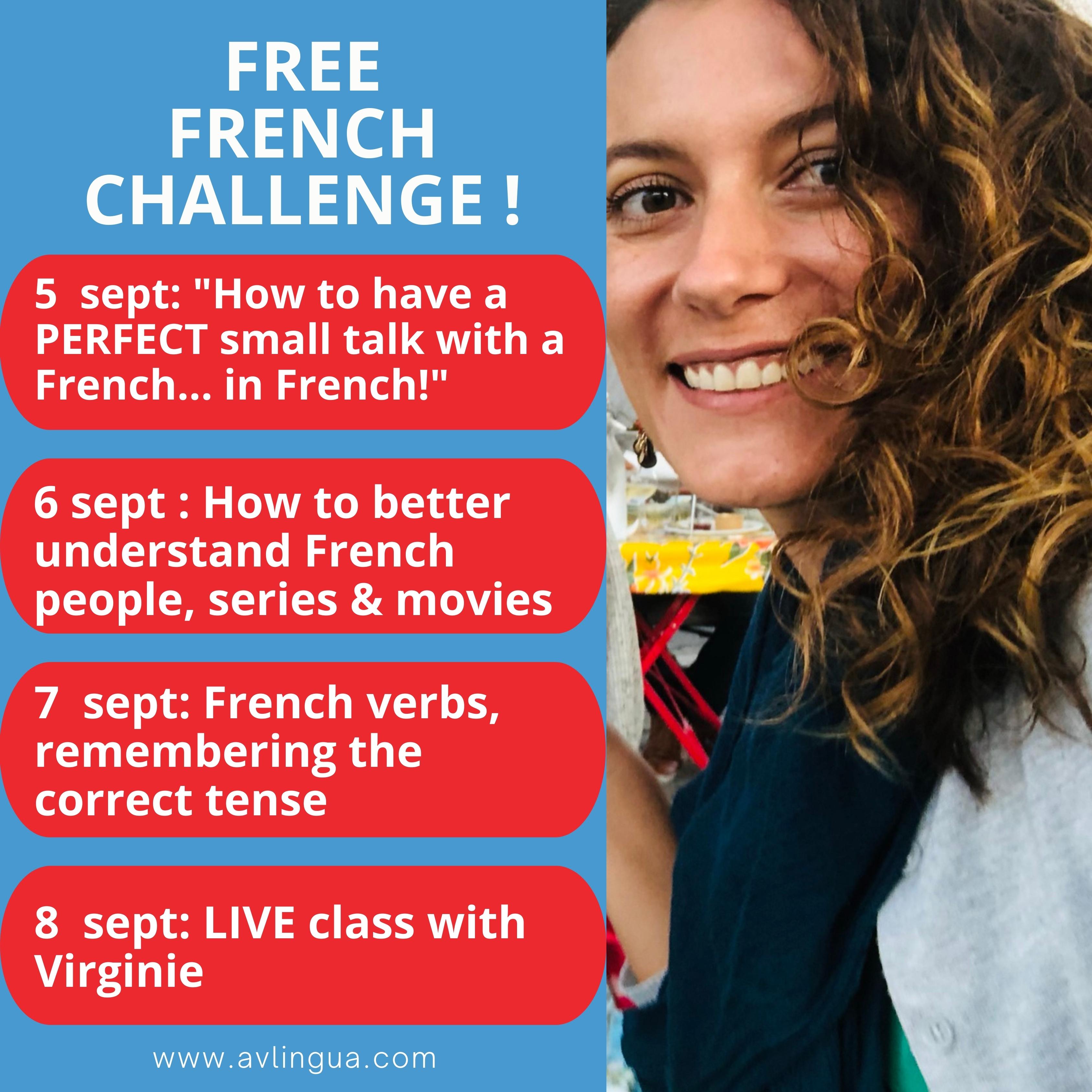 Free 4 day Challenge : Speak & understand French
