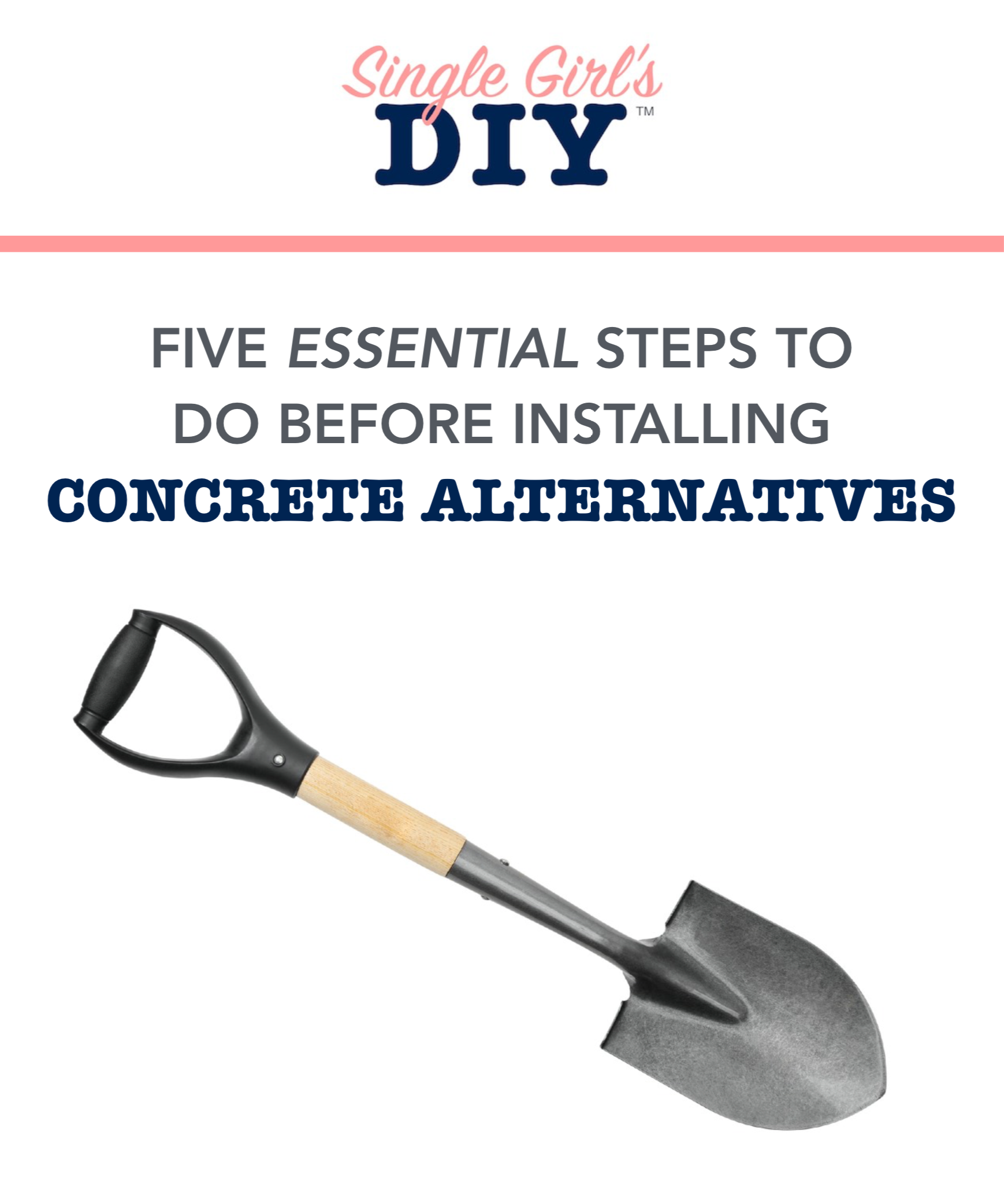 Concrete Alternatives Yard Prep Steps