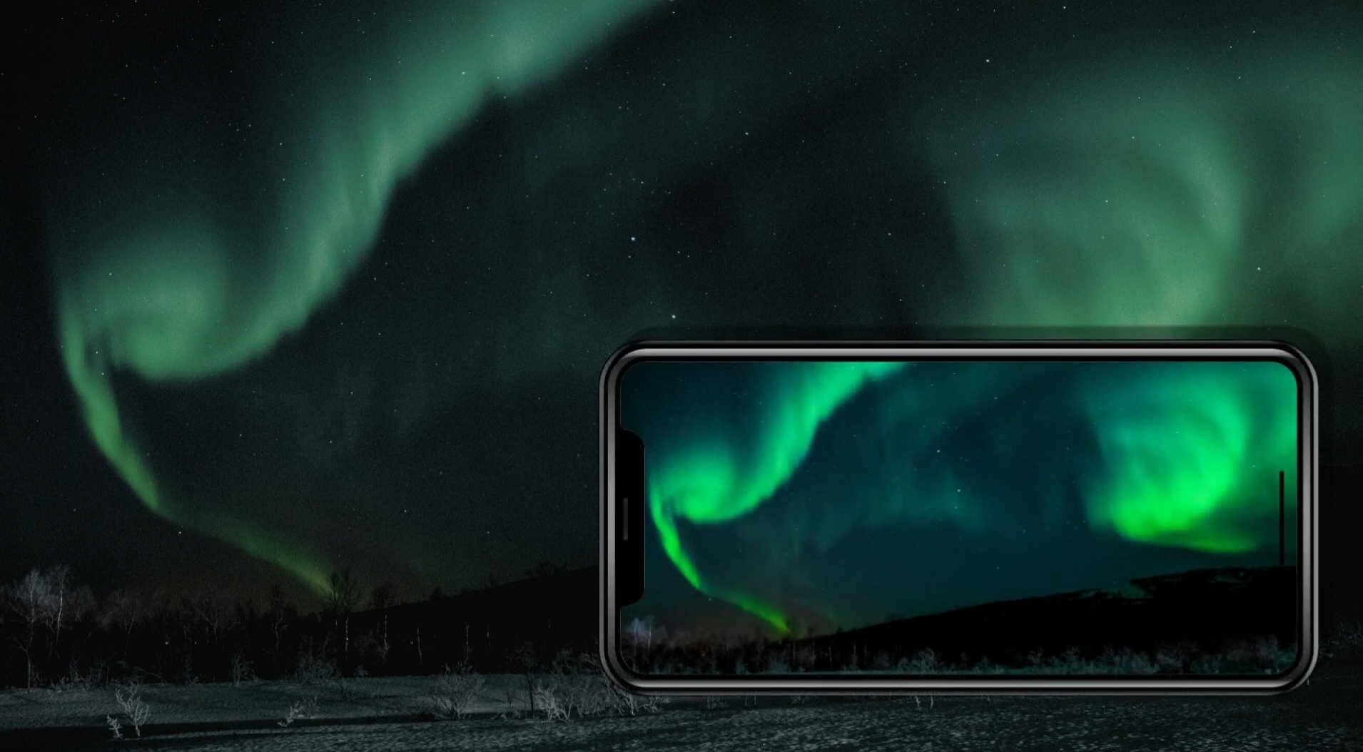 Northern Lights An Eye vs Camera Comparison