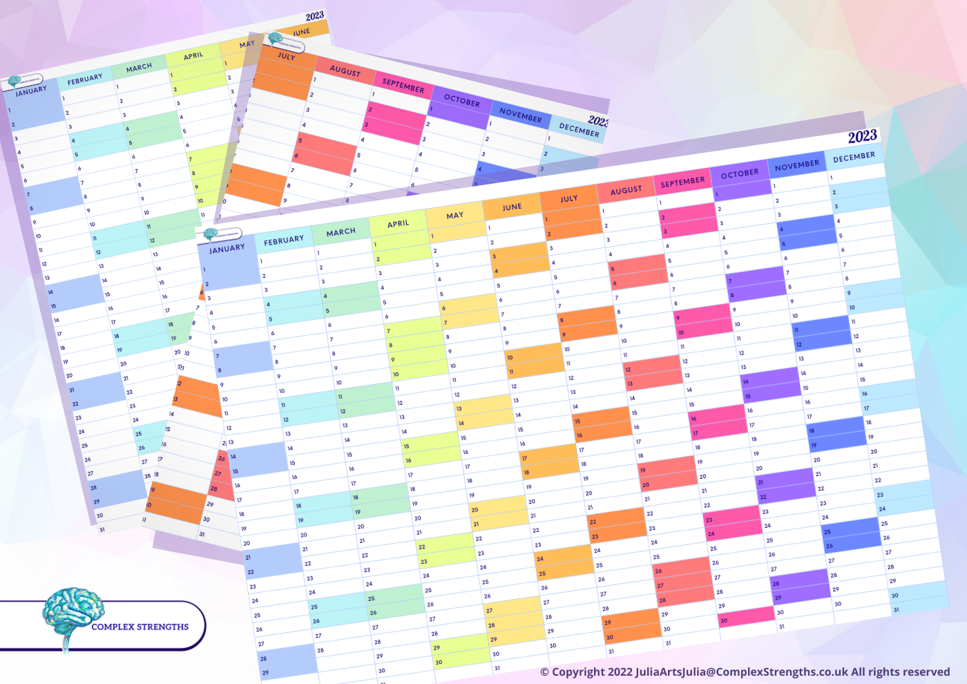 YEAR PLANNER 2023 PDF FREE DOWNLOAD visual data 4
