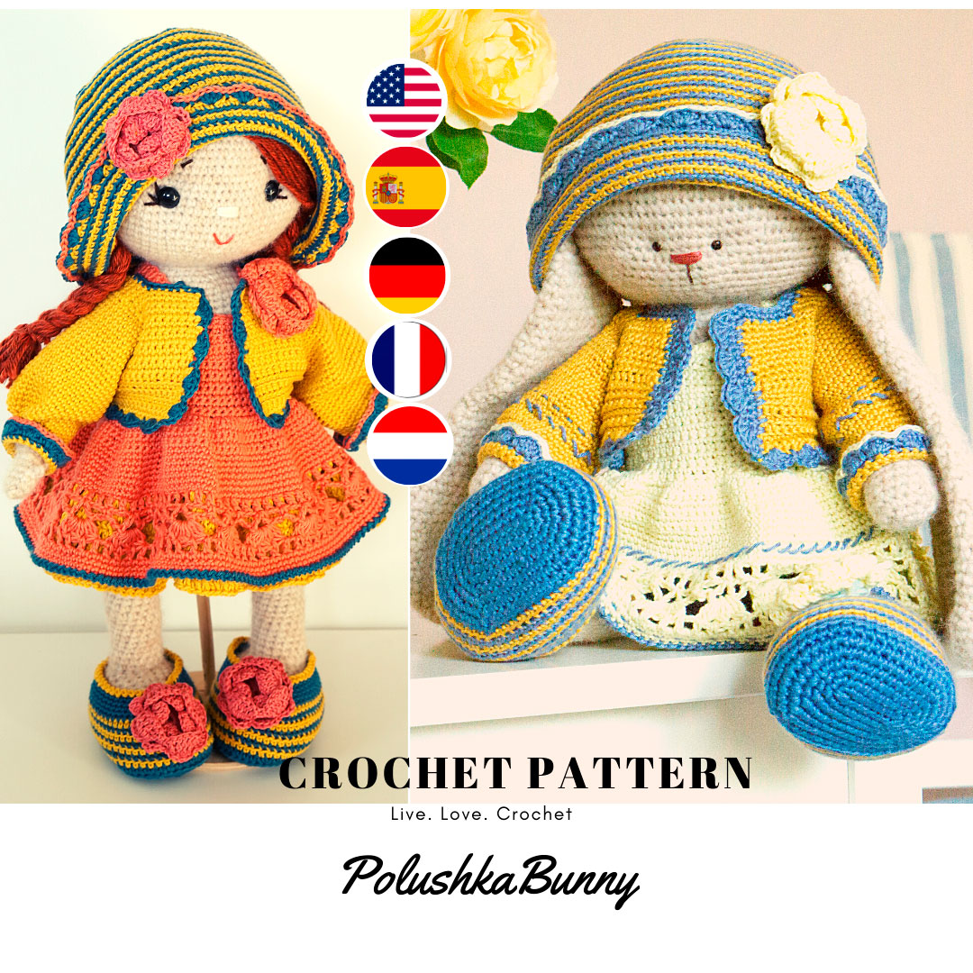 Crochet Doll Clothes Pattern - Outfit Regina