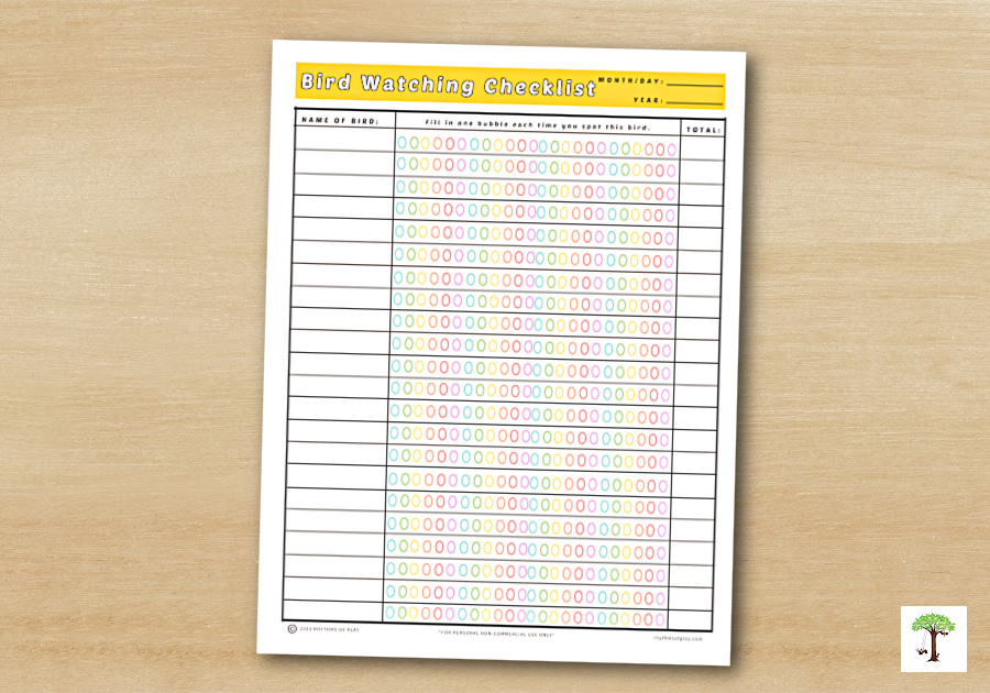 Bird Watching Printables