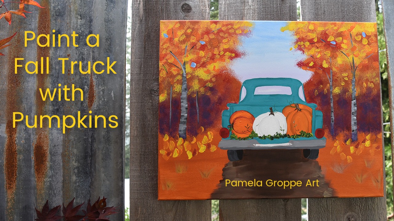 Paint a Butterfly - Pamela Groppe Art - Acrylic Painting for Beginners