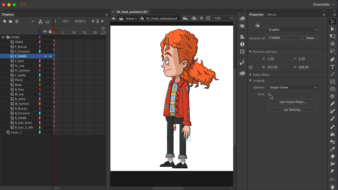 Rigging and Animating in Adobe Animate