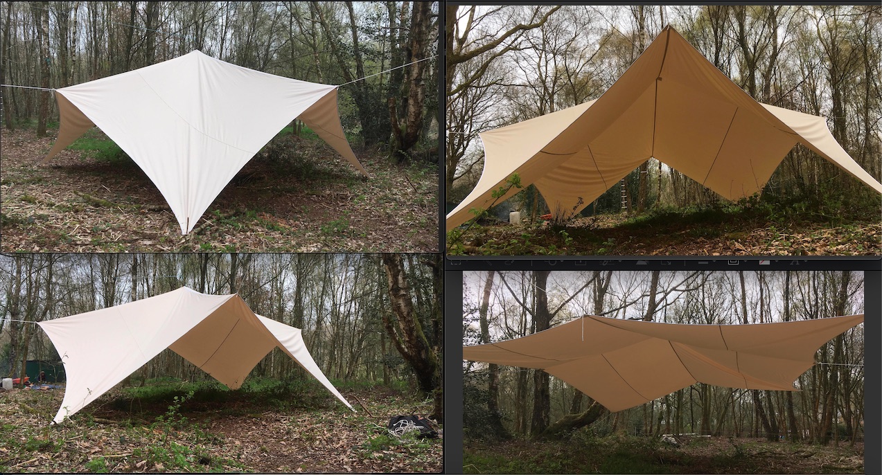 The wholetarpawning a British made tarpaulin/awning