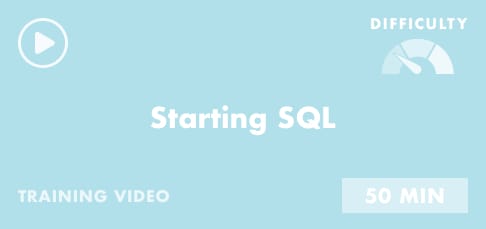 Starting SQL