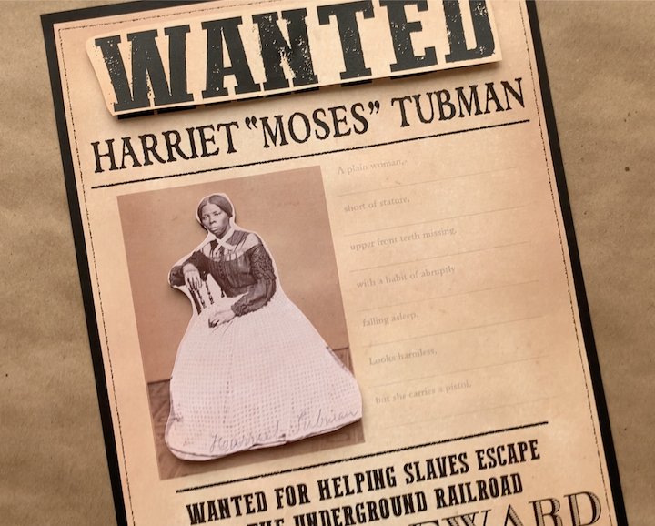 authentic harriet tubman wanted poster