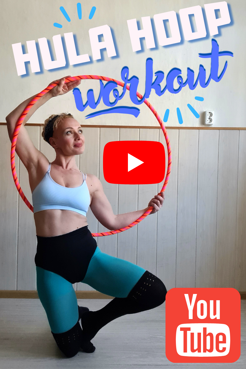 15 min Hula - Hoop workout // Full body // with music // no talking 