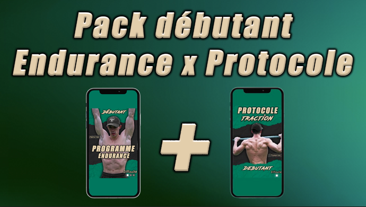PACK DEBUTANT ENDURANCE X PROTOCOLE