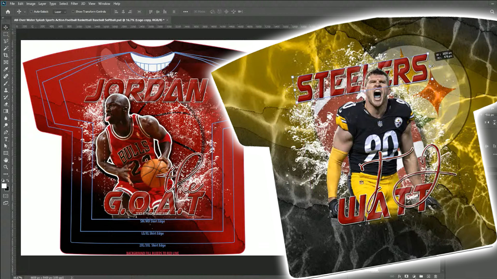 PSD114 Elements Series Water Splash Sports Action Football