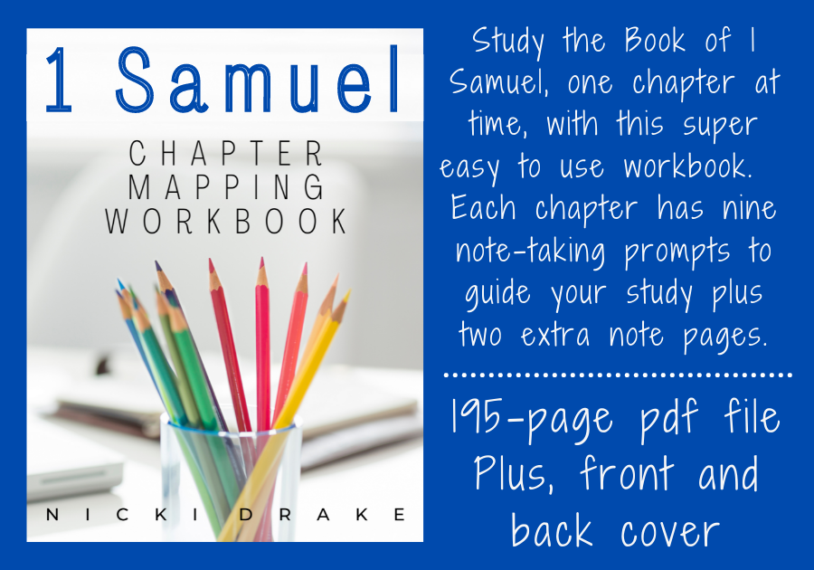 The Study of the Book of 1 Samuel Chapter Mapping Workbook (Digital ...