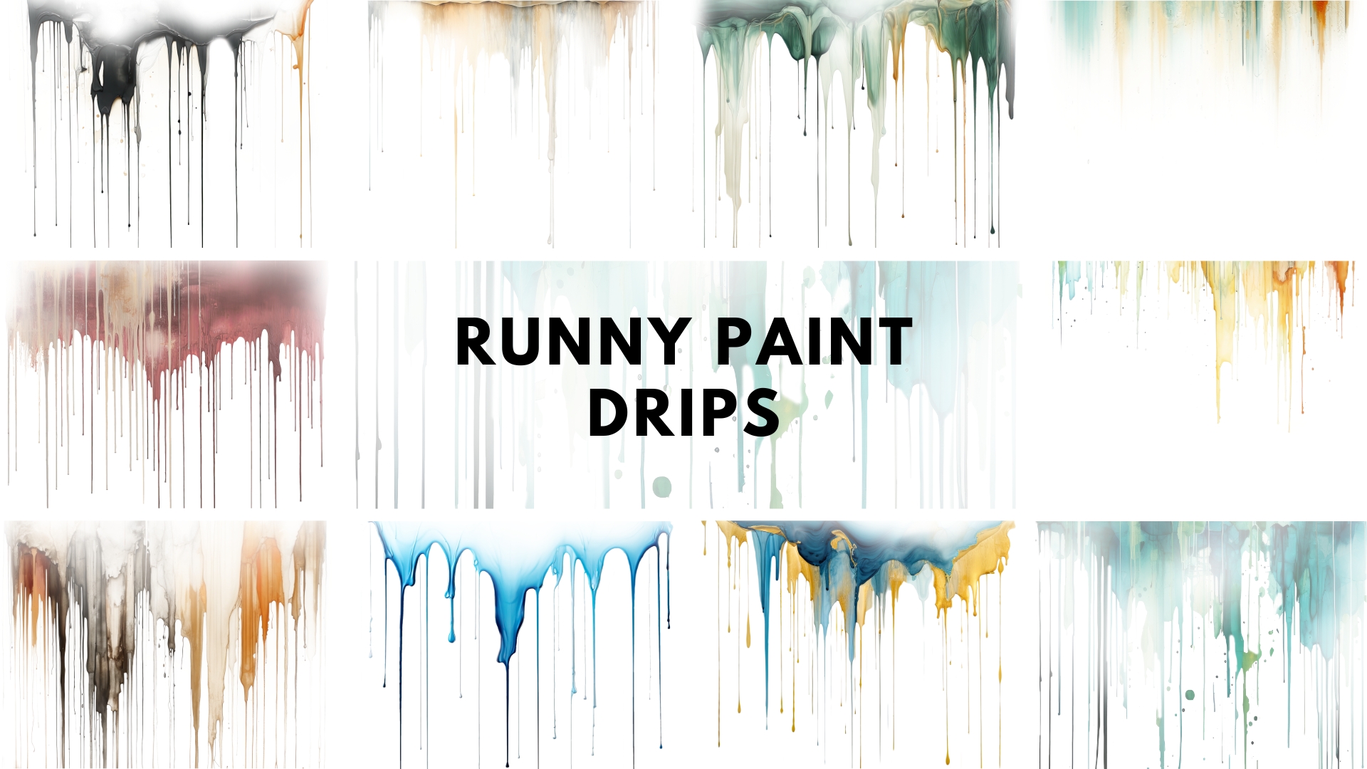 Runny Paint Drips
