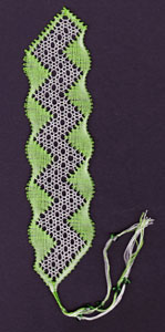 A Lace Rosarium Torchon Bobbin Lace Bookmark - Create at Least 7