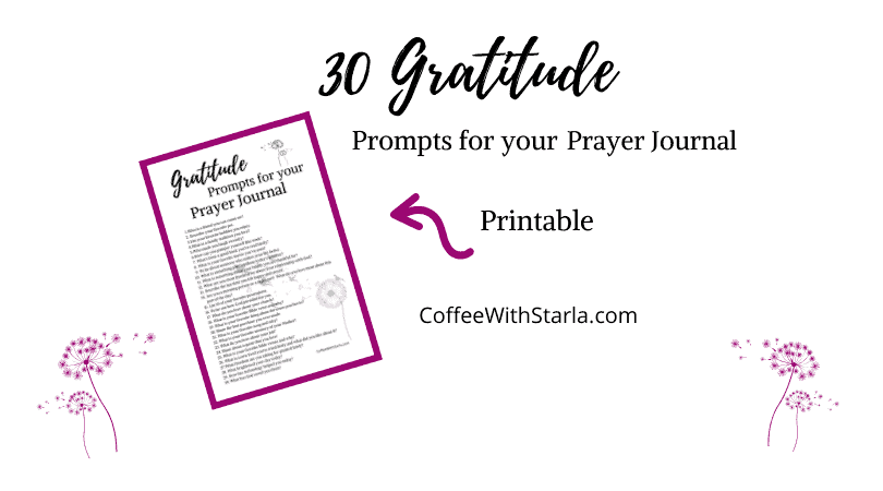 Gratitude Journaling Prompts Printable