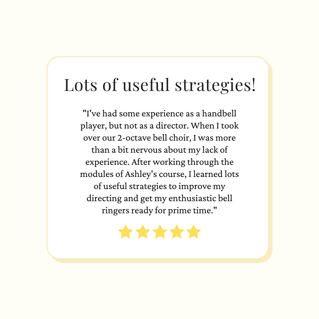 Music Education & Leadership Skills for the Handbell Choir Director