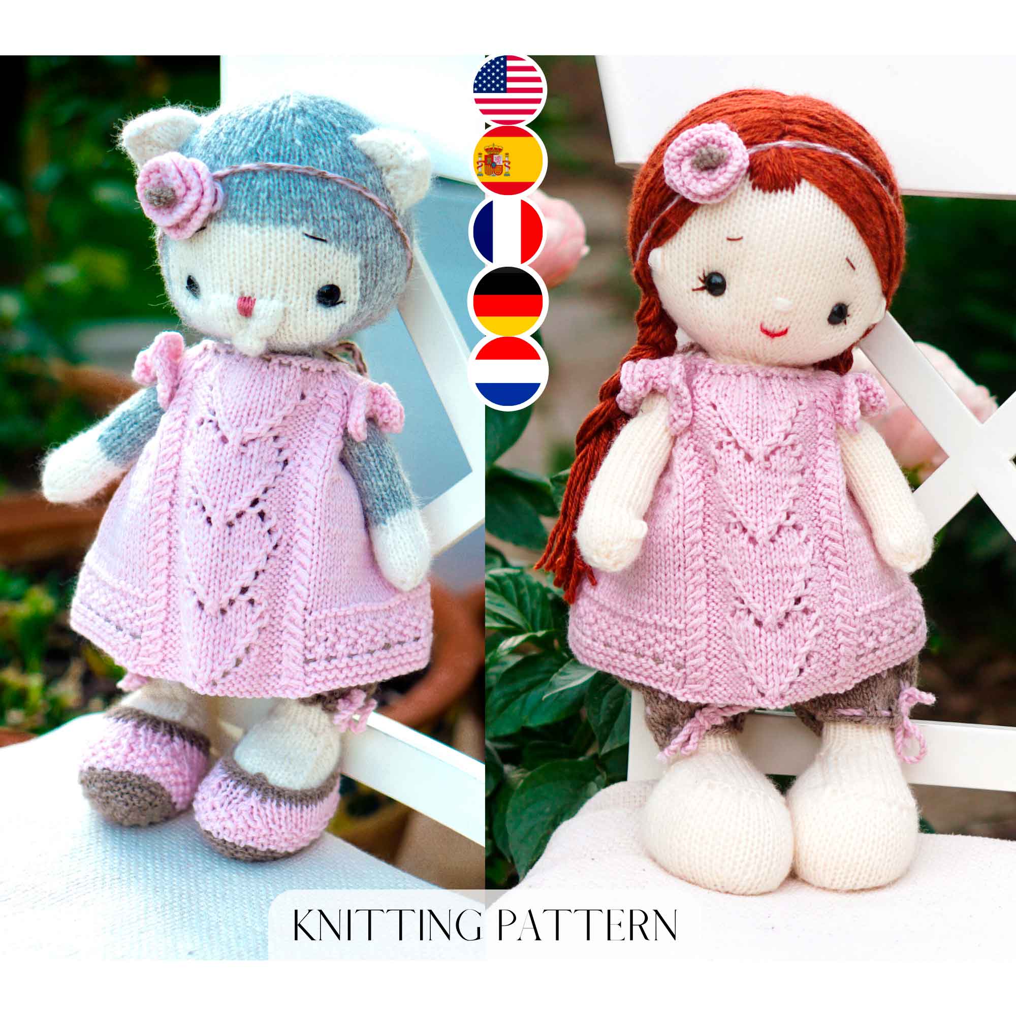 Crochet Doll Clothes Pattern - Outfit "Baby Lea"