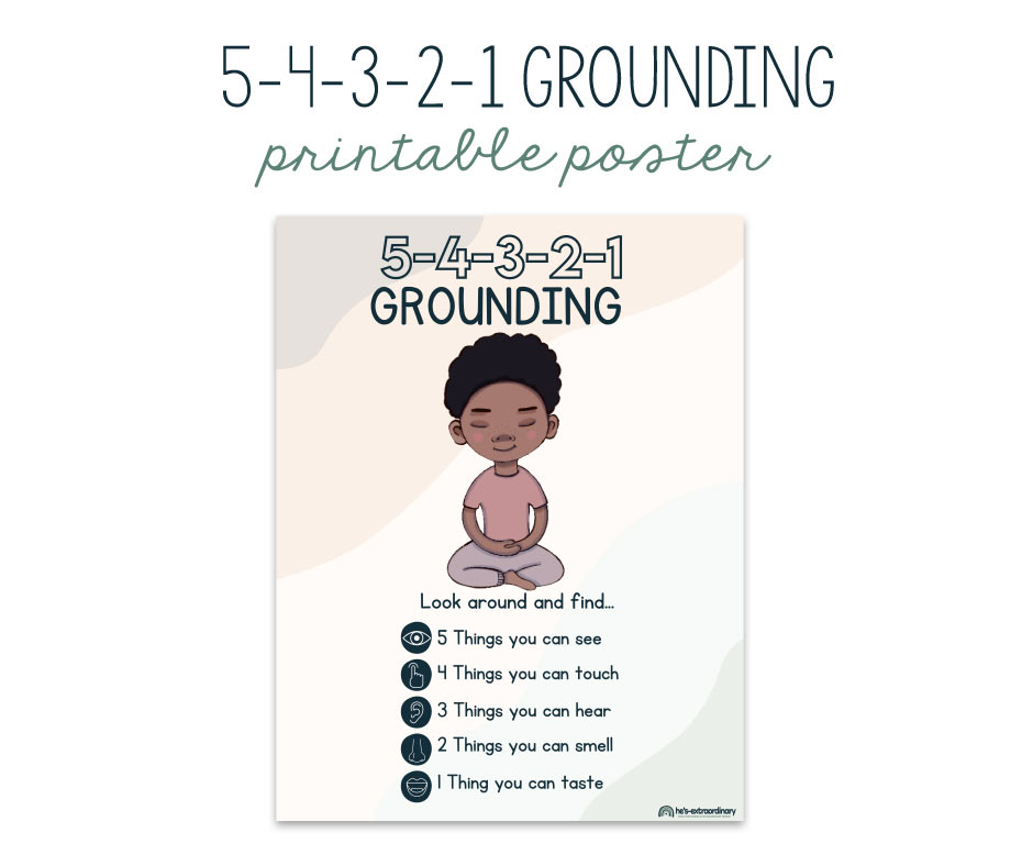 54321 Grounding Printable Poster