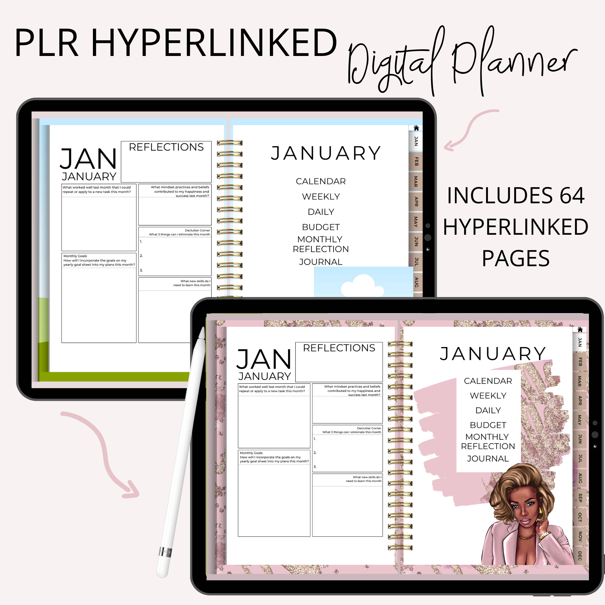 plr-hyperlinked-digital-planner