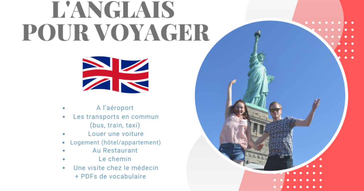 Apprendre l'anglais pour voyager