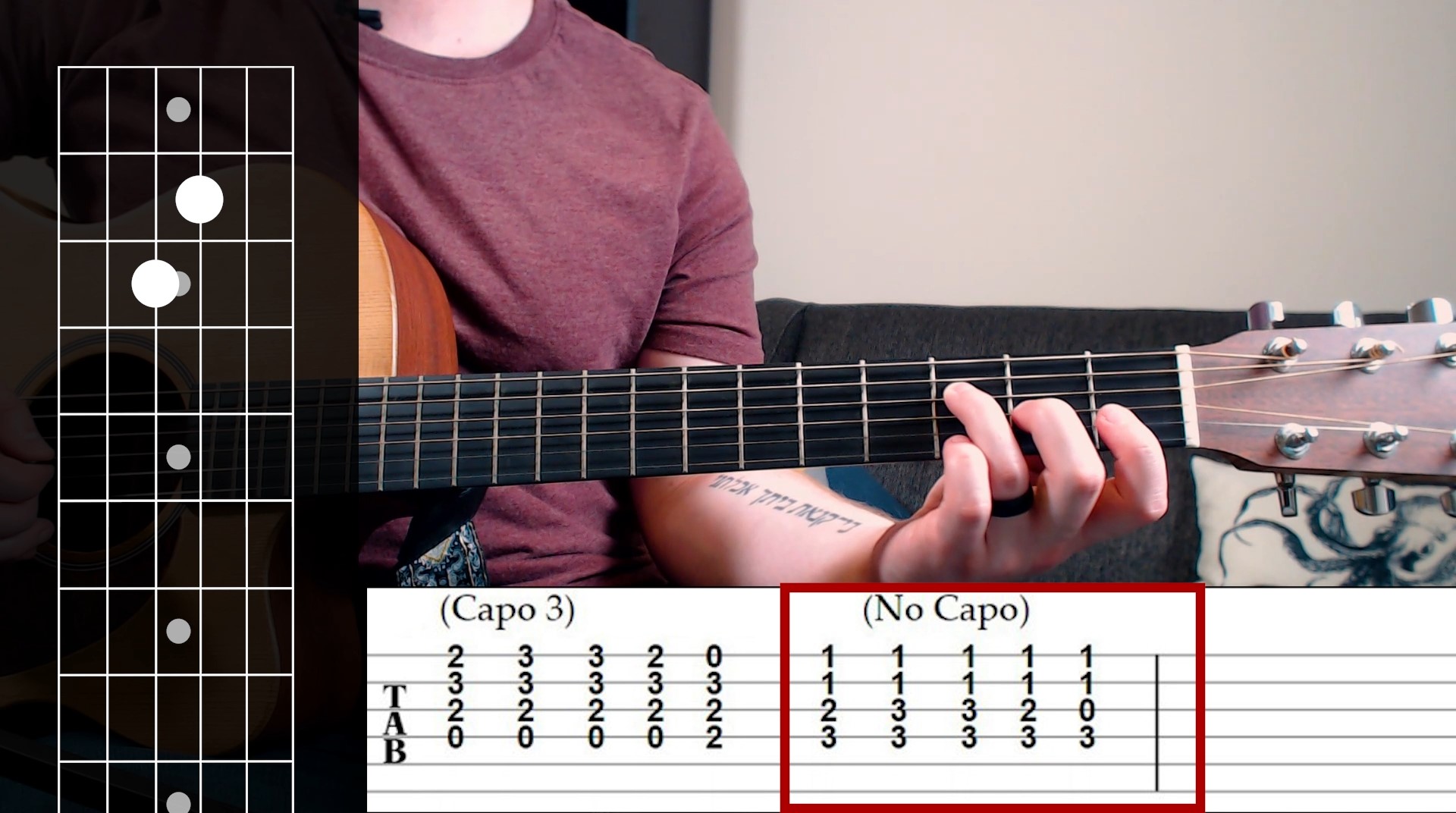How to play free fallin by tom petty