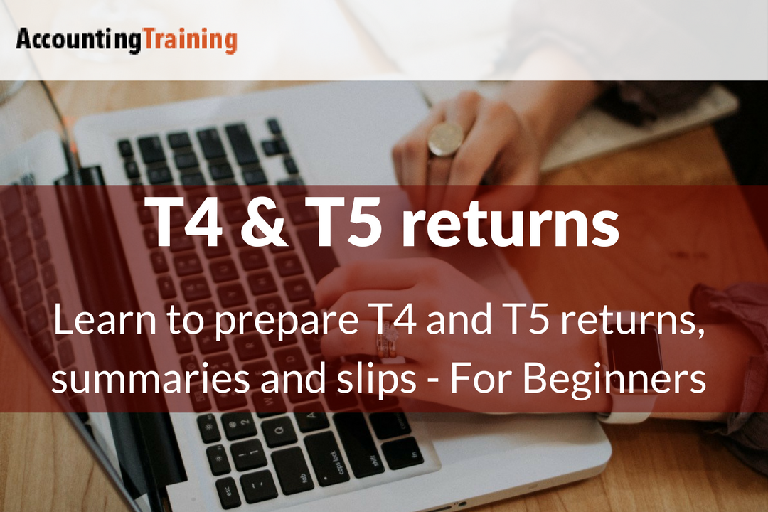 TaxPrep Forms Preparing T4/T5 & Practice 5 Real Case Studies