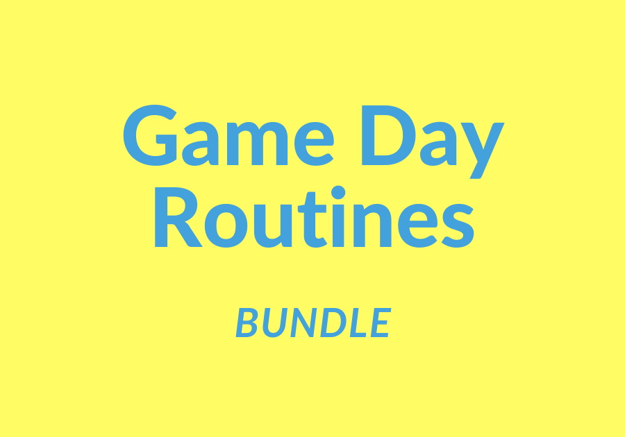 Game Day Routines Bundle of 5 Products