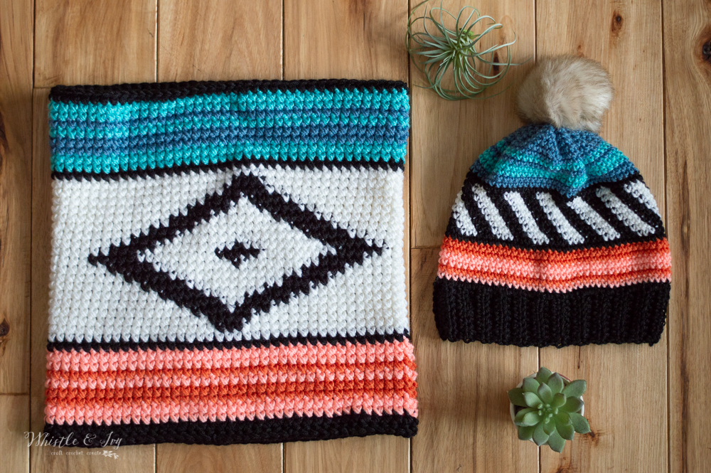 Southwest Hat and Serape Set