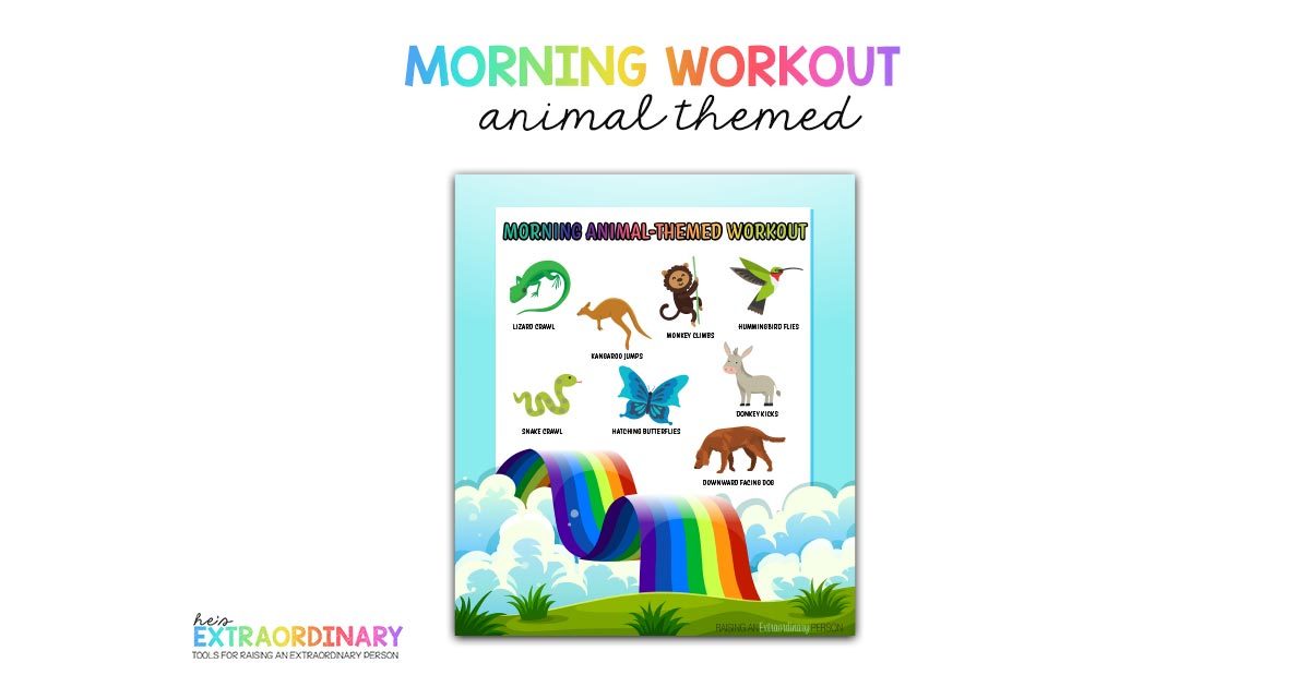 Morning workout for kids hot sale