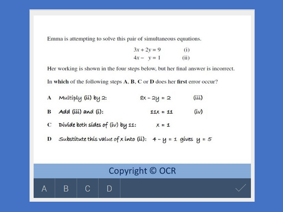 How to write a good Diagnostic Question