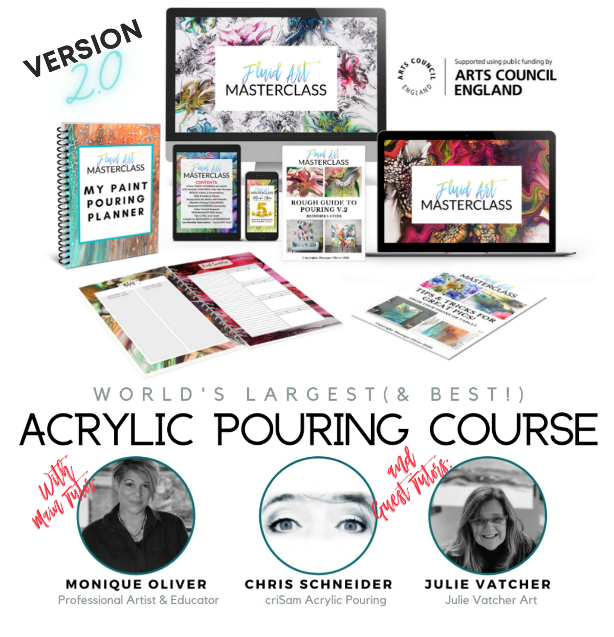 Monique Oliver's Fluid Art Masterclass