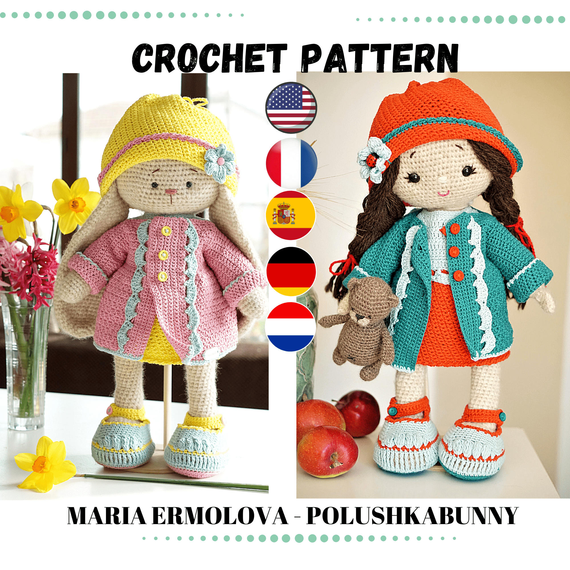 crochet doll sweater pattern