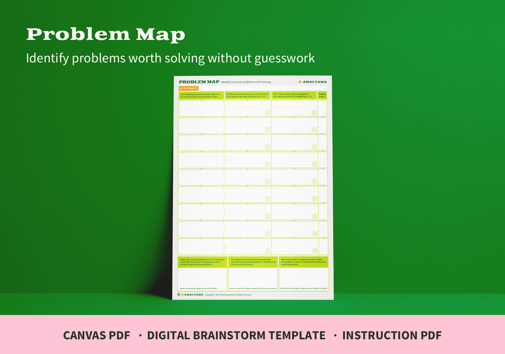 Problem Map - find a problem worth solving