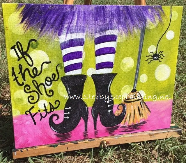 "Witch Feet" Painting Tutorial PDF Download & Video Download