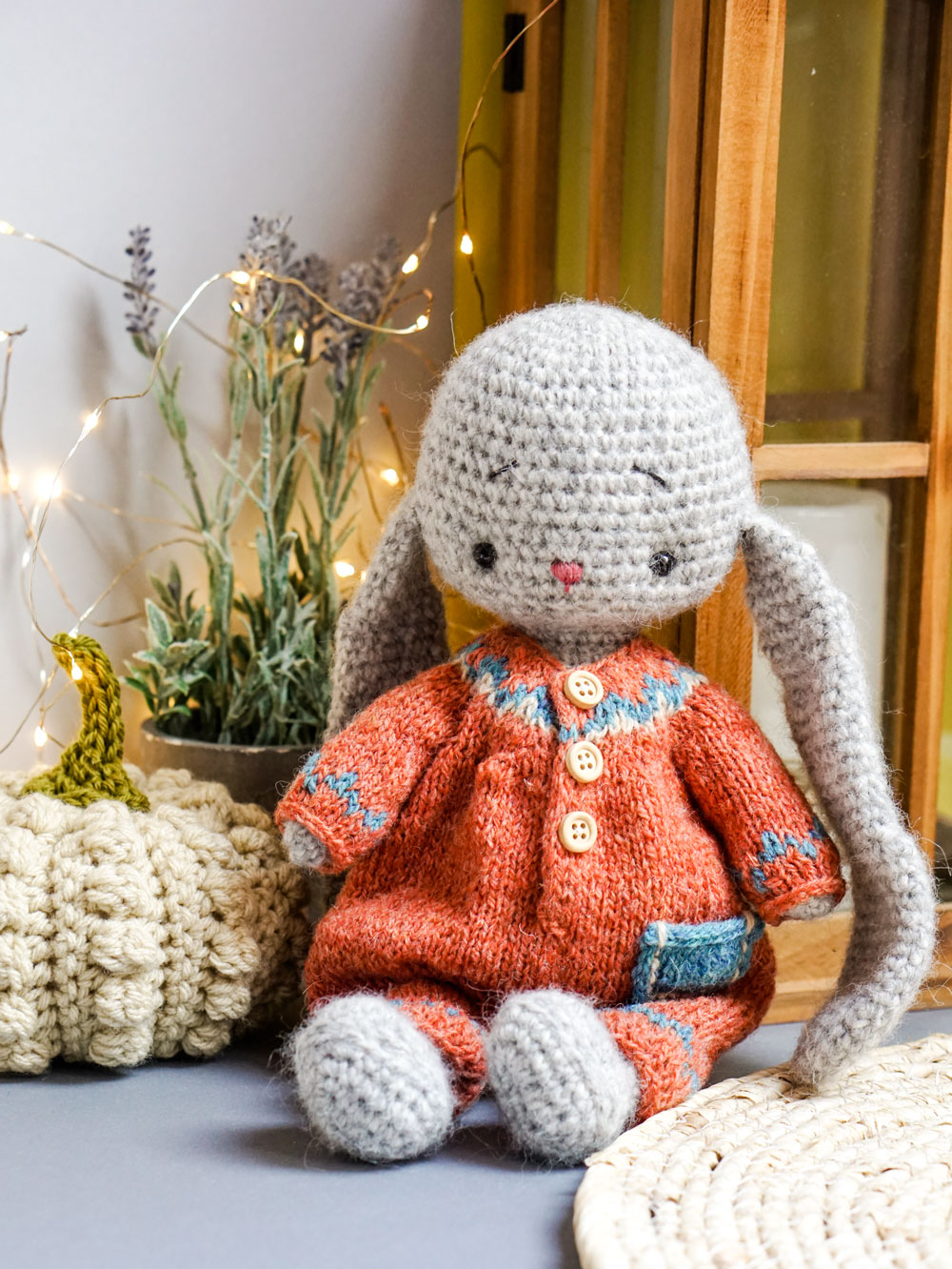 Knitting Toy Clothes Pattern Onesie for 10''/cm toys