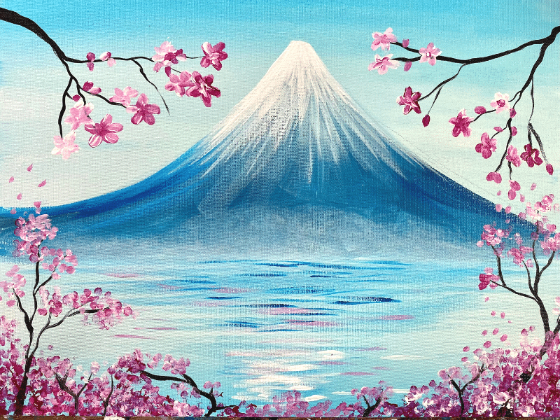 Mount Fuji Acrylic Painting Tutorial Download   O8cb31vzw3foo9lm0b75al5jnxlz