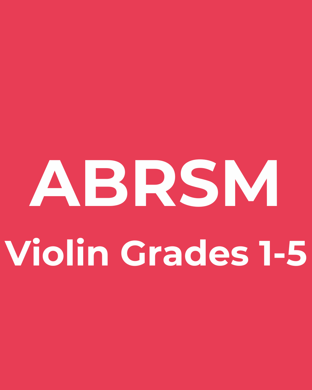 Abrsm violin on sale