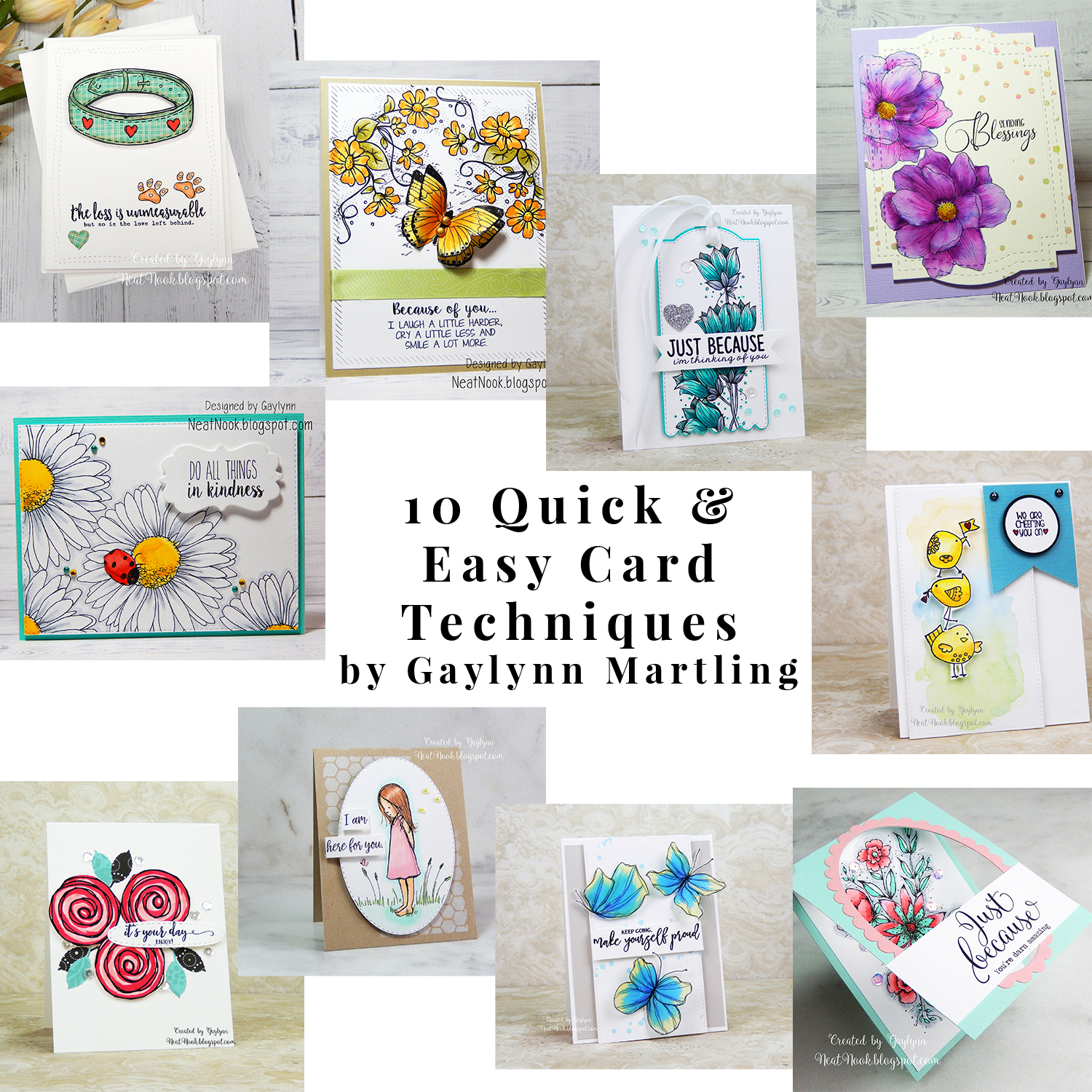 10 quick & easy card techniques Bundle 1