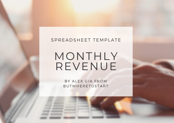 Monthly Revenue Mapping Spreadsheet Template