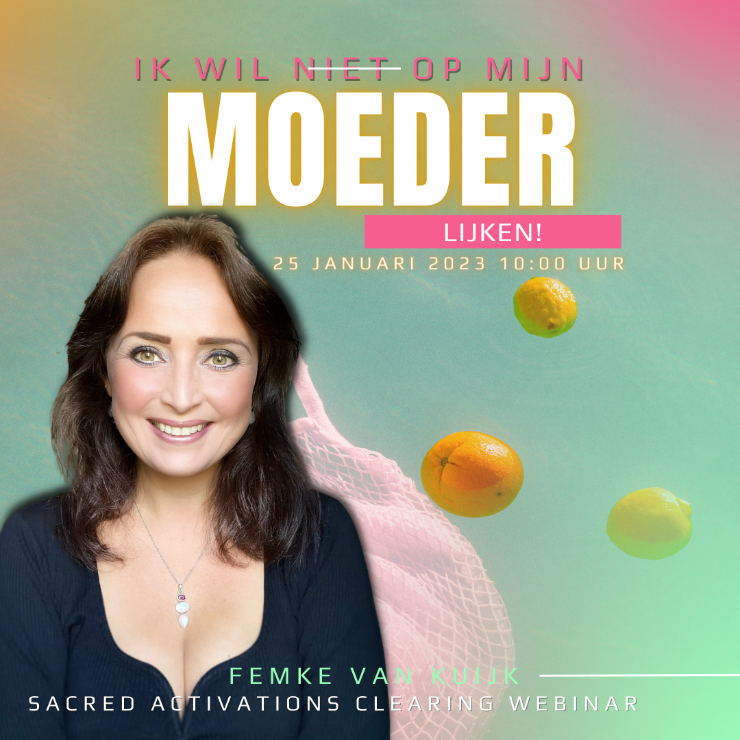 Ik wil niet op mijn MOEDER lijken