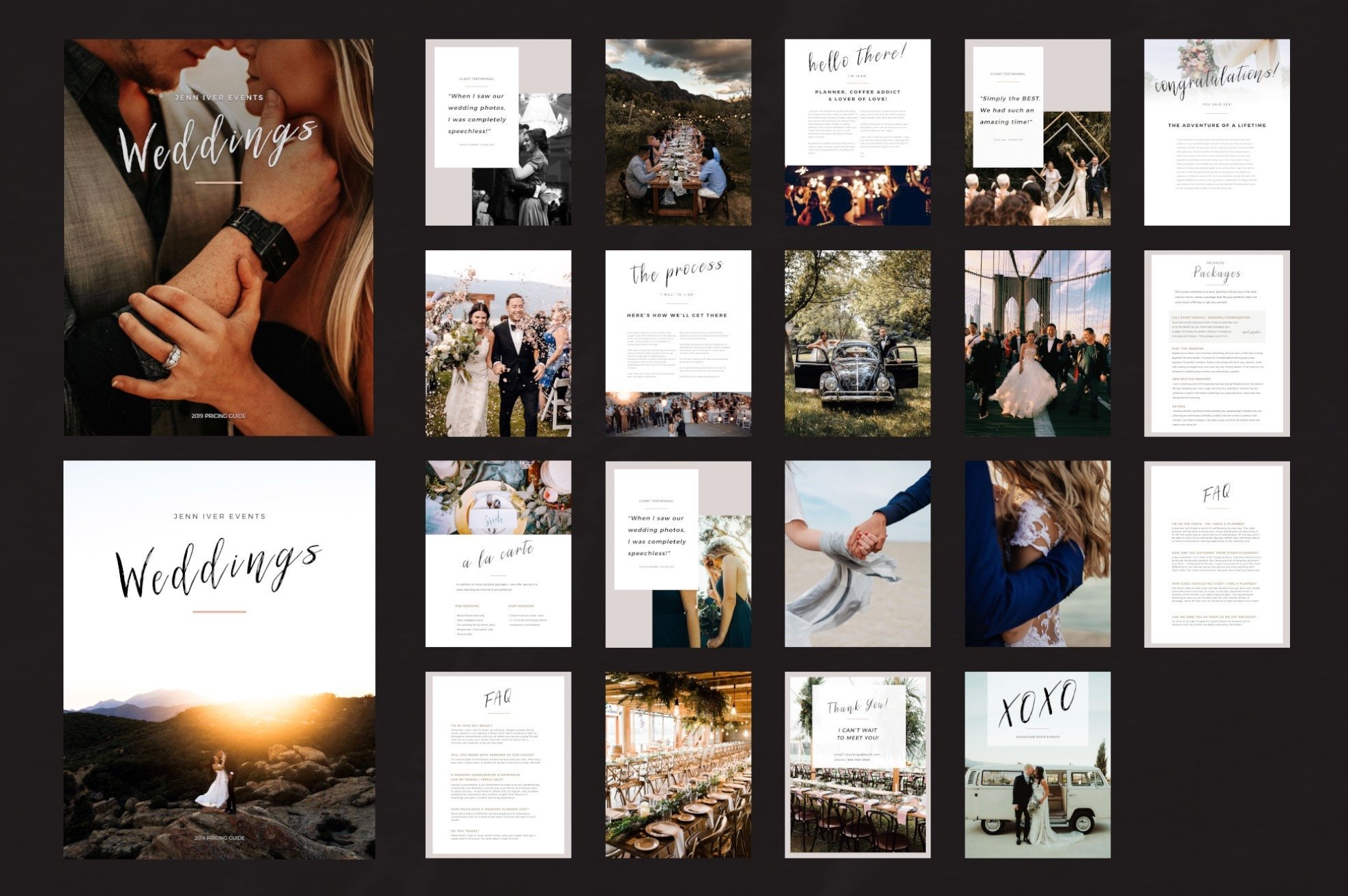 FREE Photographer Pricing Mini-Guide Template (Photoshop psd)