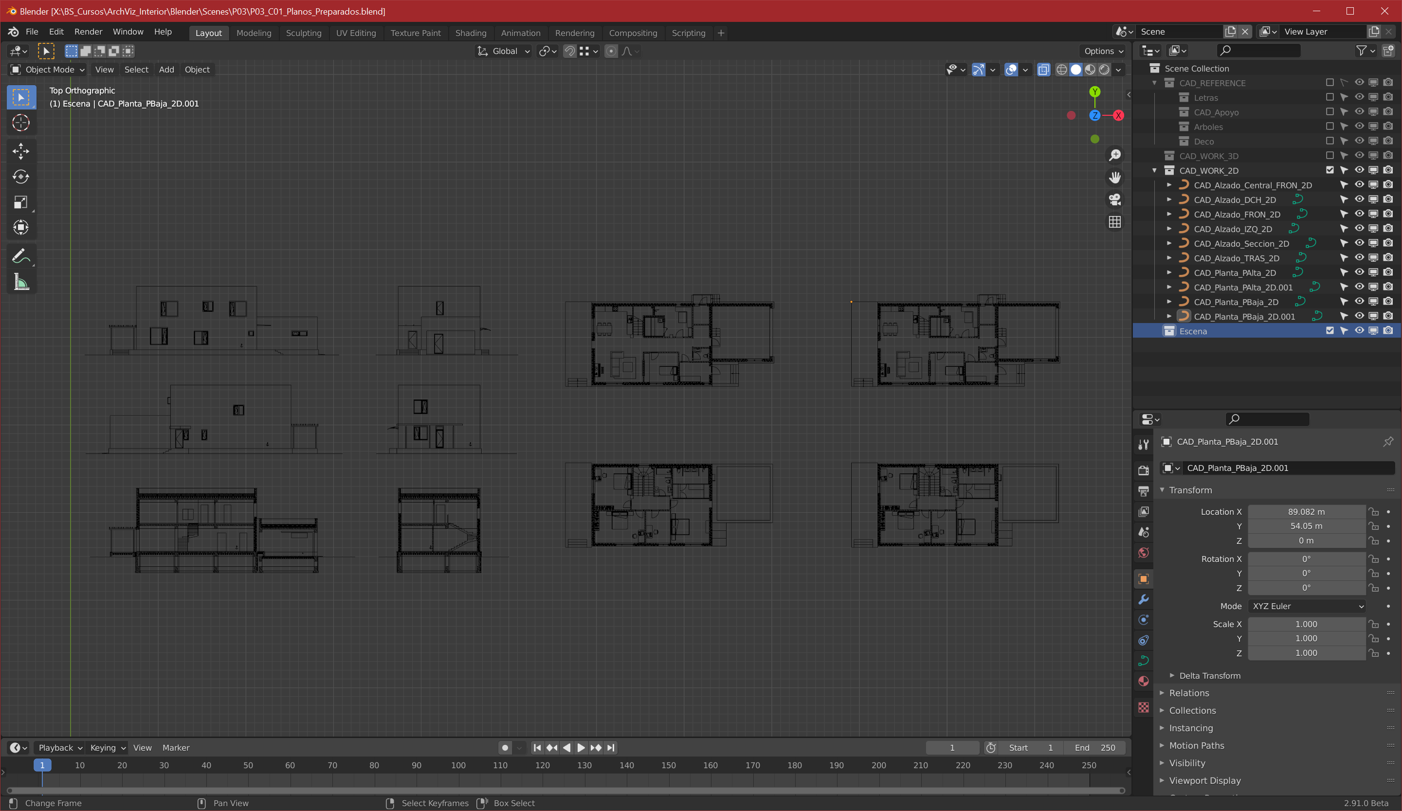Infoarquitectura de Interiores con Blender