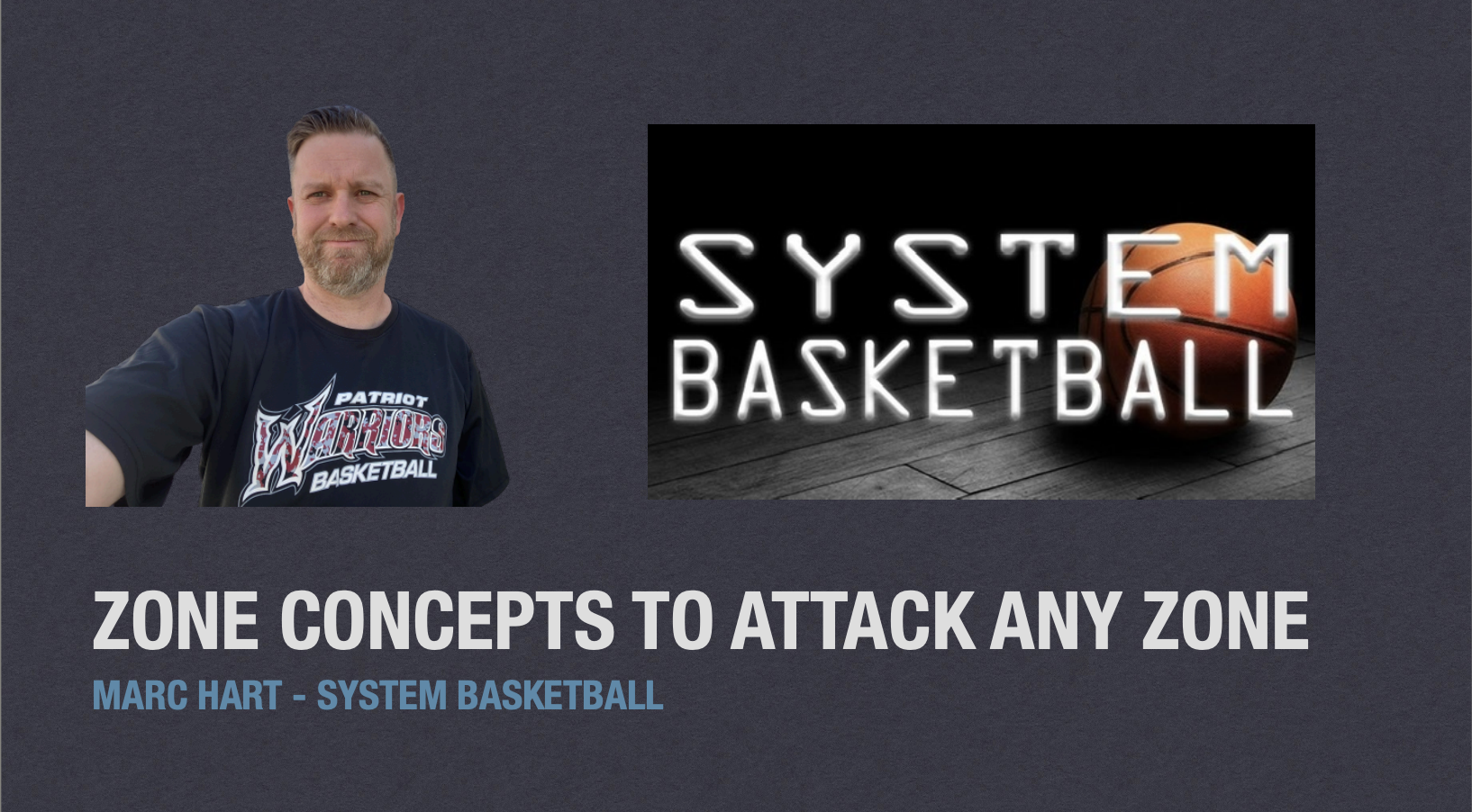 Marc Hart Zone Concepts to Attack Any Zone