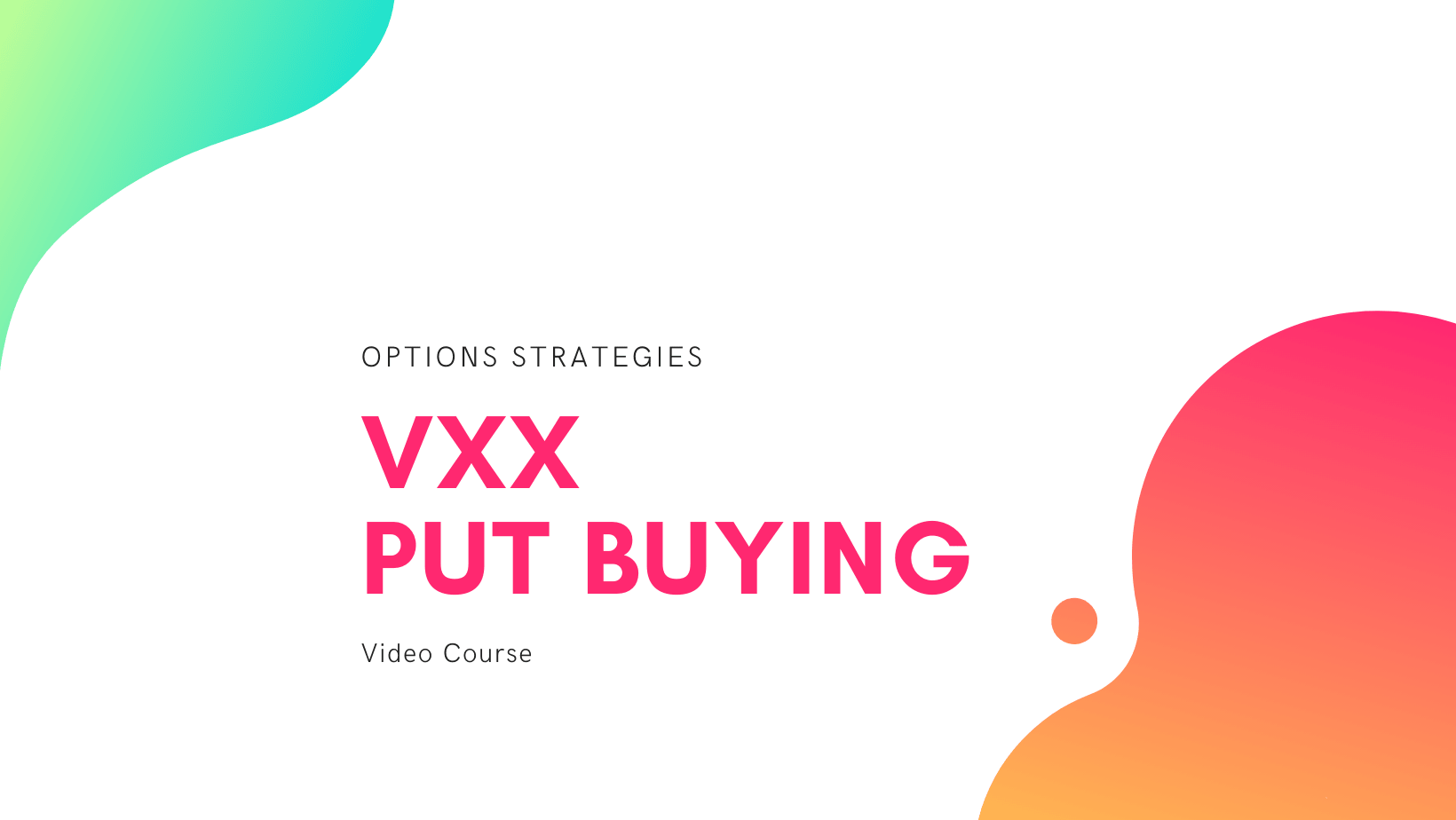 Volatility Strategy Rules