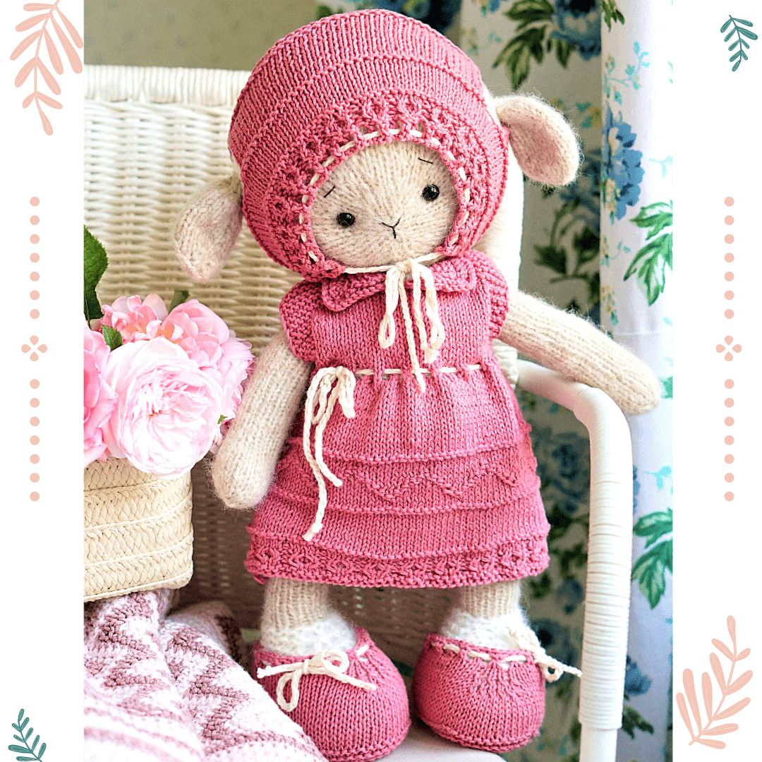 Knitted best sale doll dress