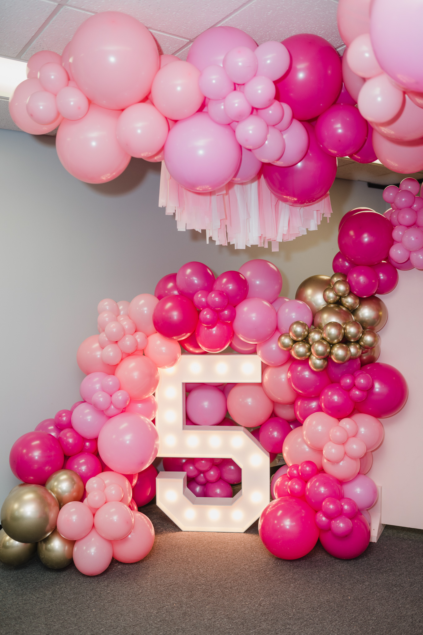 Decoracion de globos - Tematica Barbie